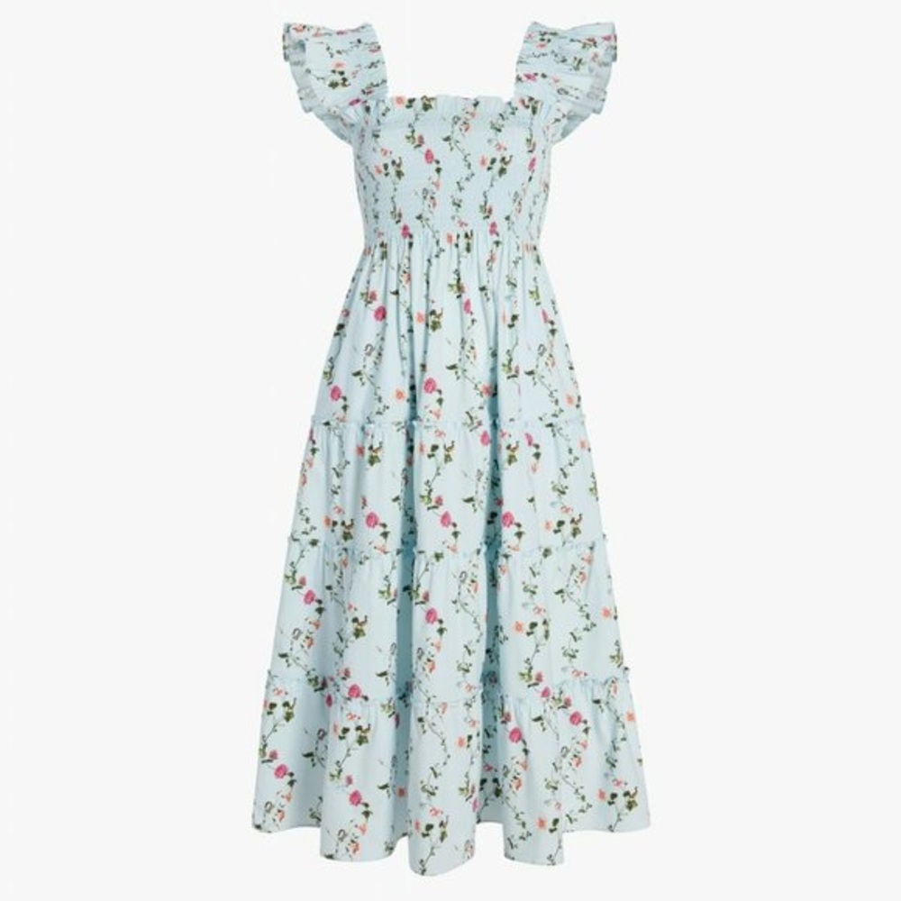 Hill House Ellie nap dress pond floral